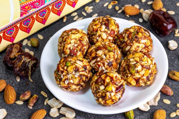 Sandee Foods Signature Dryfruit Laddo - Sweet, Fruity Bliss in Every Bite Sandee