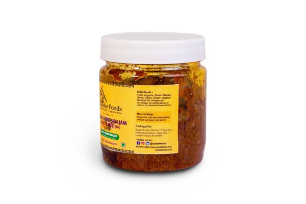 Gajar, Gobhi, Saljam Khatta-Meetha Pickle - Authentic Indian Achaar with Sweet and Sour Veggies