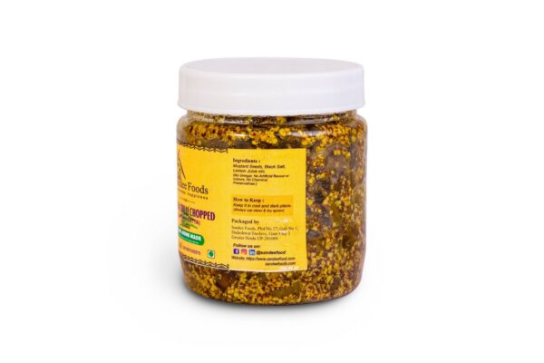 Green Chilli Chopped Pickle - Authentic Indian Achaar with Spicy Kick