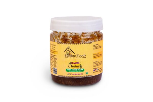 Sandee Foods Lemon Chutney – Zesty and Tangy Indian Condiment