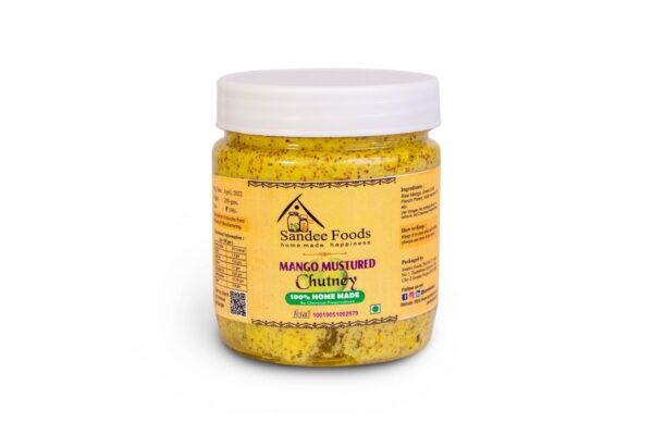Mango Mustard Chutney by Sandee Foods – Tangy Flavored.