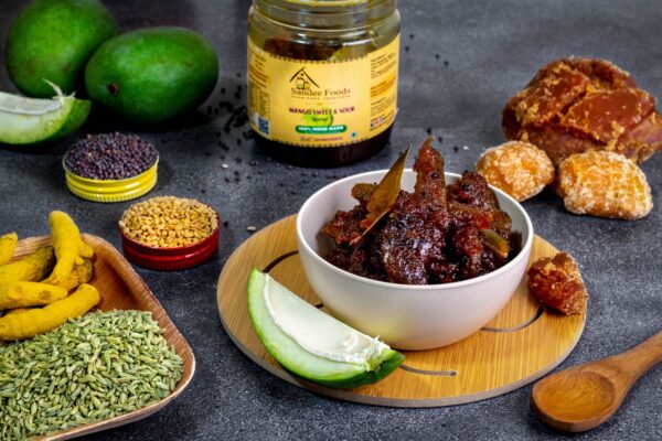 Mango Sweet & Sour Lounji Pickle – Classic Indian Achaar with Unique Sweet and Tangy Taste