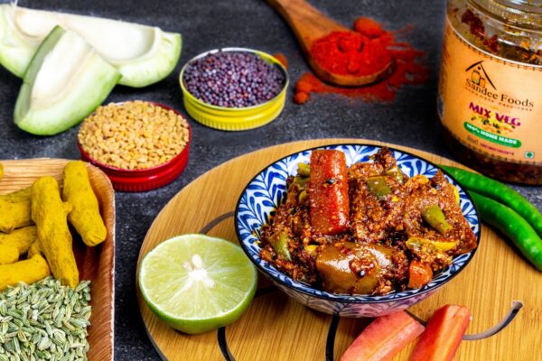 Classic Mix Veg Pickle Sandee Foods - Mix Variety of Spiced Vegetables