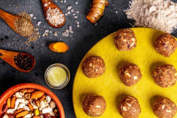 Sandee Foods Nourishing Post Pregnancy Laddoo - Rich in Iron & Protein for New Mothers